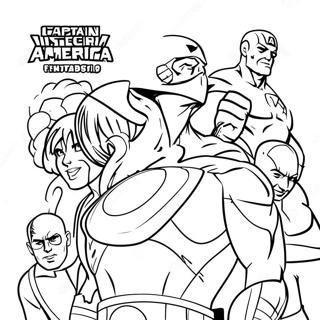 Kapetan Amerika Sa Prijateljima Bojanka 10057 1892