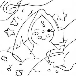 Magicna Stranica Za Bojanje Nocnog Neba I Sazvezda 100651-39196