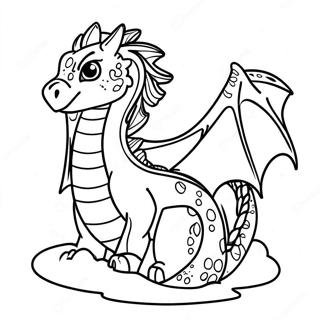 Majestetni Ender Zmaj Na Nebu Bojanka 100958-39436