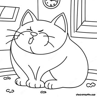 Bojanka Uspavanog Debelog Macka 101216-39633