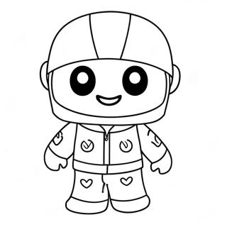 Stranica Za Bojanje Slatkog Roblox Lika 101317-39712