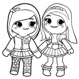 Stranica Za Bojanje Roblox Modne Ikone 101319-39717