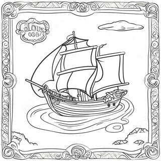 Stara Mapa Blaga Stranica Za Bojanje 101368-39753