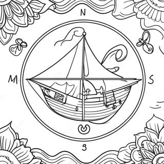 Misticna Mapa Blaga Stranica Za Bojanje 101369-39758