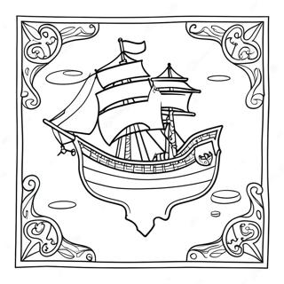 Avanturisticka Mapa Blaga Stranica Za Bojanje 101370-39869