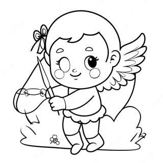 Sarmantni Kupid Sa Lukom Za Bojanje 10156-389