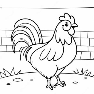 Bojanka Sarenog Petla Na Farmi 101857-40239