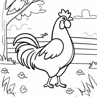 Bojanka Sarenog Petla Na Farmi 101857-40240