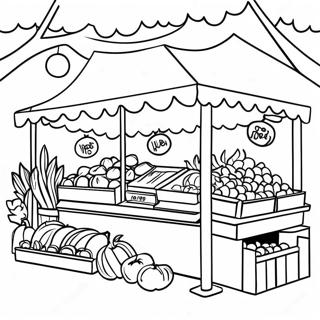 Bojanka Sarena Tezga Na Pijaci 102089 40419