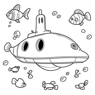 Realisticna Podmornica Istrazuje Okean Bojanka 102143 40466