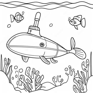 Realisticna Podmornica Istrazuje Okean Bojanka 102143 40467