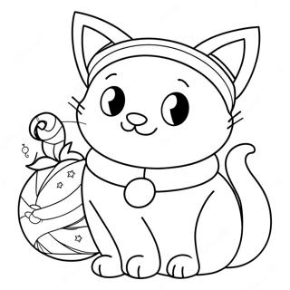 Bojanka Svecanog Bozicnog Macka 102373 40642