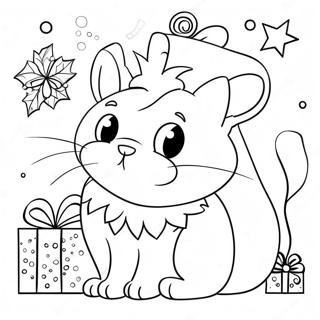 Bojanka Svecanog Bozicnog Macka 102373 40643