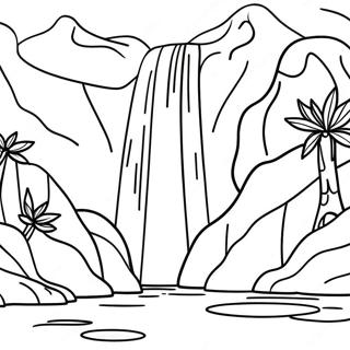 Bojanka Sa Mirnim Planinskim Vodopadom 102710 40905