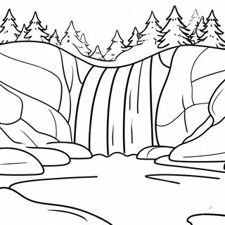 Bojanka Sa Mirnim Planinskim Vodopadom 102710 40906