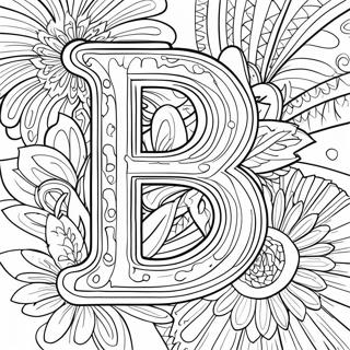 Podebljana Stranica Za Bojenje Slova B 102759-40943