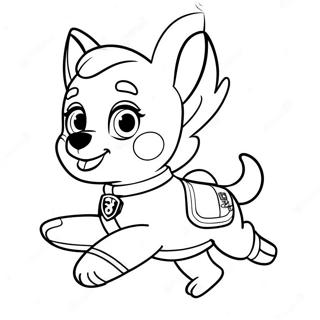 Skaj Leti Visoko Paw Patrol Bojanka 102941 41083