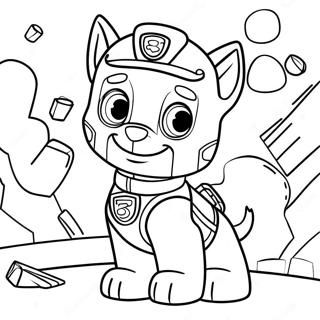 Rabl Sa Gradevinskom Opremljenom Paw Patrol Bojanka 102942 41085