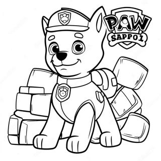 Rabl Sa Gradevinskom Opremljenom Paw Patrol Bojanka 102942 41087