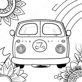 Bojanka Sa Mirnom Hippie Kombijem Iz 70 Ih 103122 41228