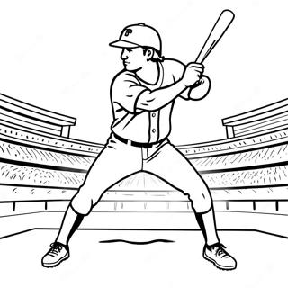 Bojanka Bejzbol Igrac Texas Rangers U Akciji 103684-41657