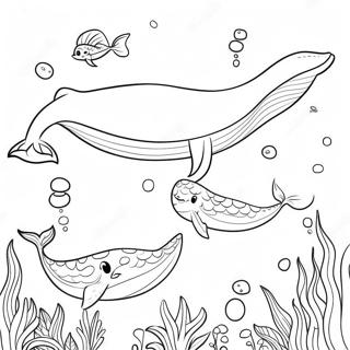 Srecna Porodica Plavih Kita Bojanka 103973-41889