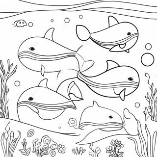 Srecna Porodica Plavih Kita Bojanka 103973-41890