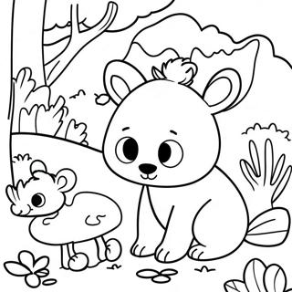 Bojanka Avanturisticke Sumske Zivotinje 104537-42332