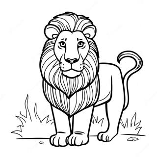 Impozantni Africki Lav Bojanka 104997-42679
