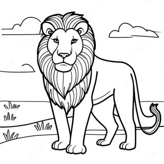 Impozantni Africki Lav Bojanka 104997-42680