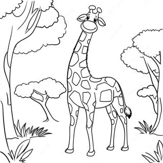 Razigrani Africki Zirafa Bojanka 104999-42687