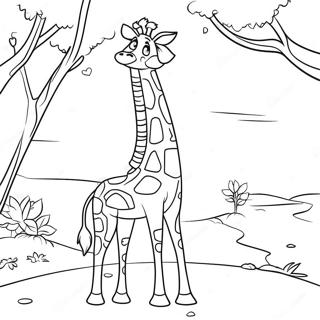 Razigrani Africki Zirafa Bojanka 104999-42688