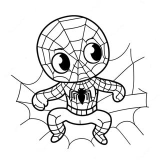 Mala Beba Spajdermen Sa Mrezama Bojanka 105540 43122