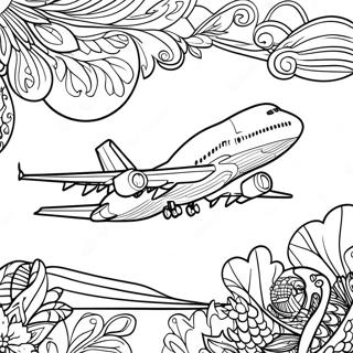 Avion A380 U Letu Bojanka 105563-43129