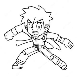 Anime Decko U Akcijskoj Pozi Bojanka 105823-43341