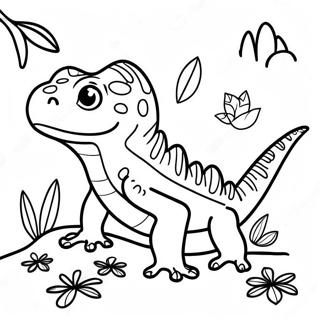 Bojanka Razigranog Novcica Na Listu 106132-43584