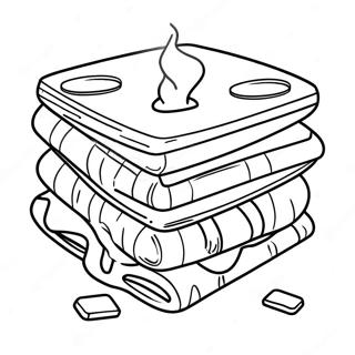 Stranica Za Bojanje Smores 108074-45091