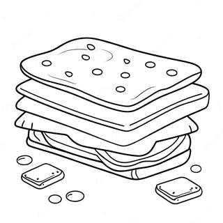 Stranica Za Bojanje Smores 108074-45092