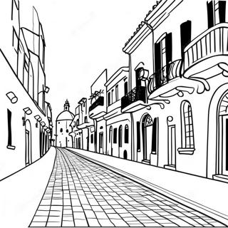 Zivopisna Boja Ulice Kartahene 108646-45545