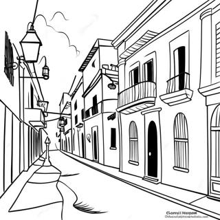 Zivopisna Boja Ulice Kartahene 108646-45546