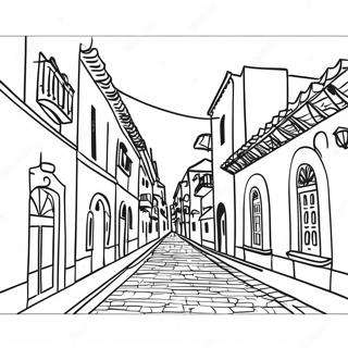 Zivopisna Boja Ulice Kartahene 108646-45548