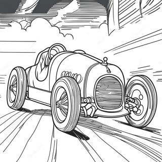 Vintage Trkaci Automobil Za Bojanje 10889-1062