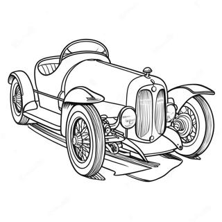 Vintage Trkaci Automobil Za Bojanje 10889 1063