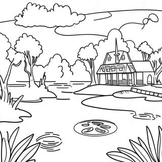 Bojanka Zivopisne Scene Louisiana Bayou A 109673-46397
