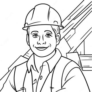 Marljiv Radnik Na Gradilistu Bojanka 110574-47099