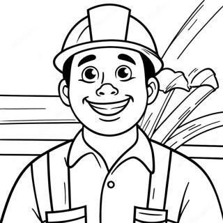 Veseli Radnik Na Gradilistu Bojanka 110576-47105