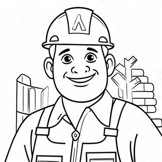 Veseli Radnik Na Gradilistu Bojanka 110576-47106