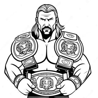 Triple H Drzi Dva Pojasa Bojanka 111141 47569