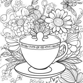 Vintage Solja Caja Stranica Za Bojanje 111452-47813