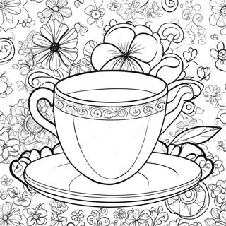 Vintage Solja Caja Stranica Za Bojanje 111452-47814